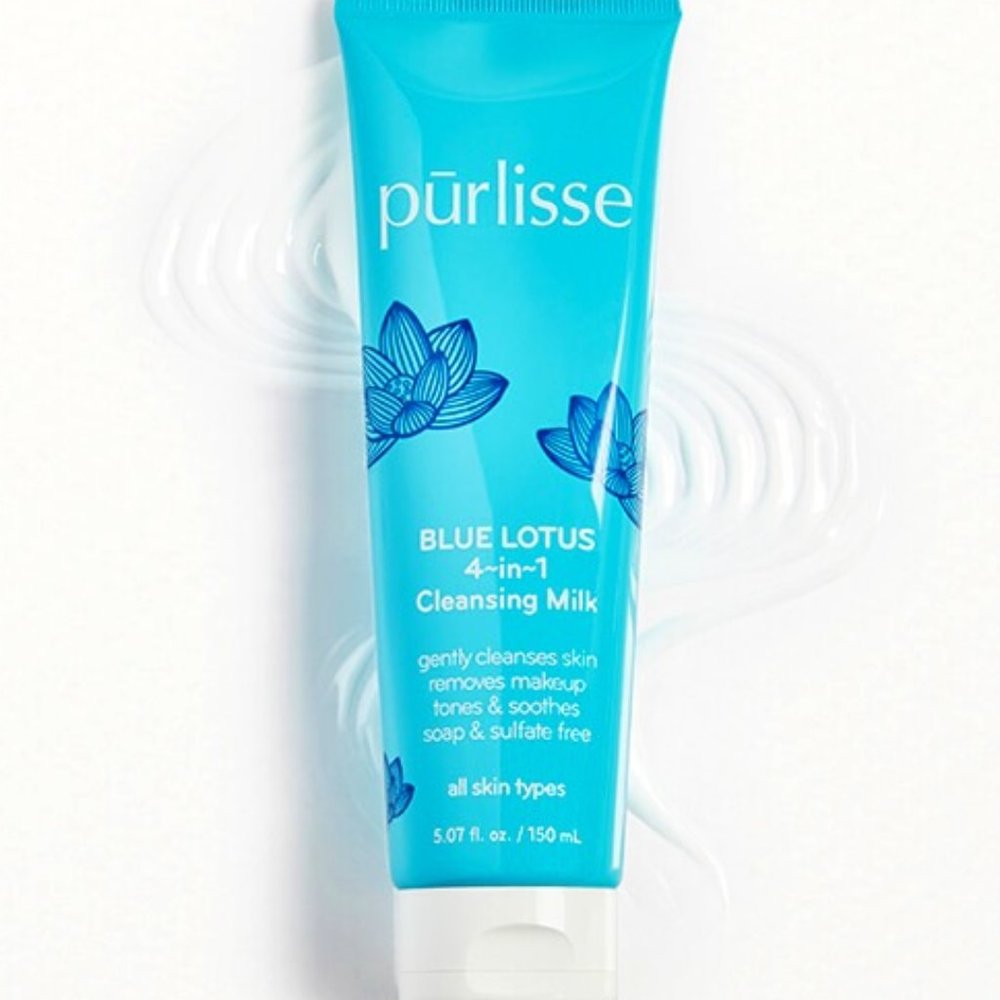 Purlisse BLUE LOTUS 4~in~1 Cleansing Milk 0.5 oz